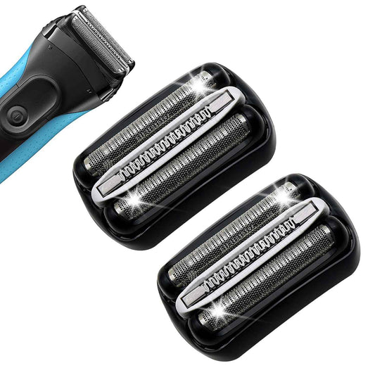 2Pack 32B Series 3 Electric Shaver Replacement Head Accessories Compatible with S3 Foil & Cutter Razor Heads, Accessories for S3 3040s 3010s 310s 3000s 3050cc 3080s 390cc Etc