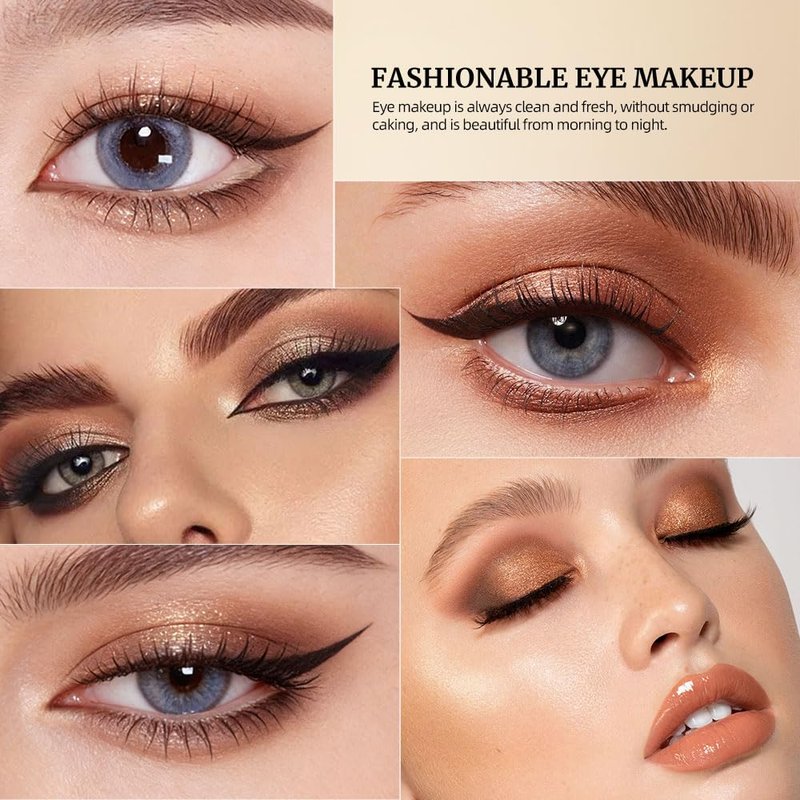 Neutral Nude Brown Eyeshadow Palette, 6 Matte & Shimmer Shades, Blendable Long-Lasting Eyeshadow for Natural Everyday Makeup, Soft Glam Looks, Mature & Hooded Eyes, Silky Formula, sombras de ojos 01