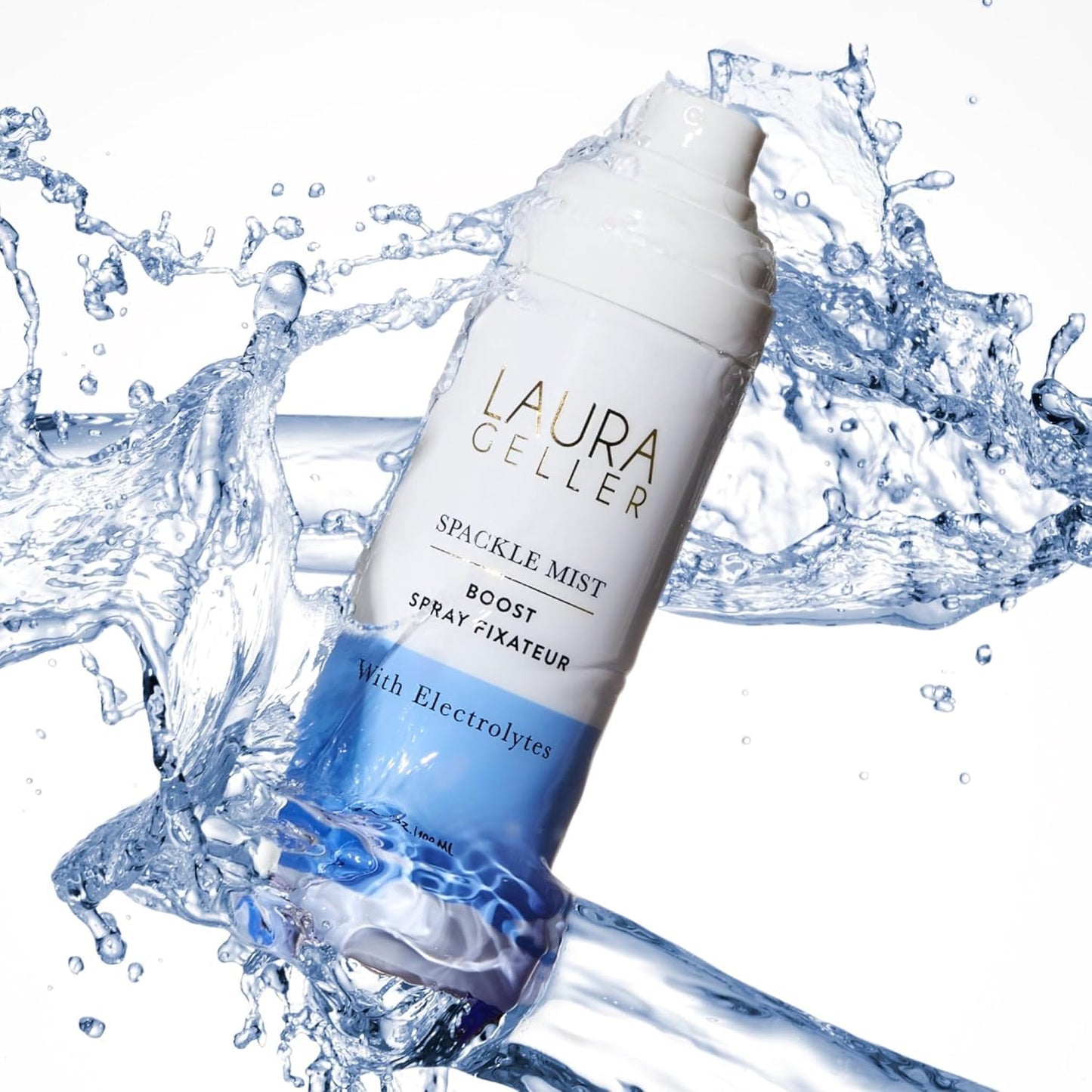 Laura Geller Spackle Mist Boost Setting Spray - Long-Lasting Makeup with Electrolytes & Blue Light Protection | Dewy Finish