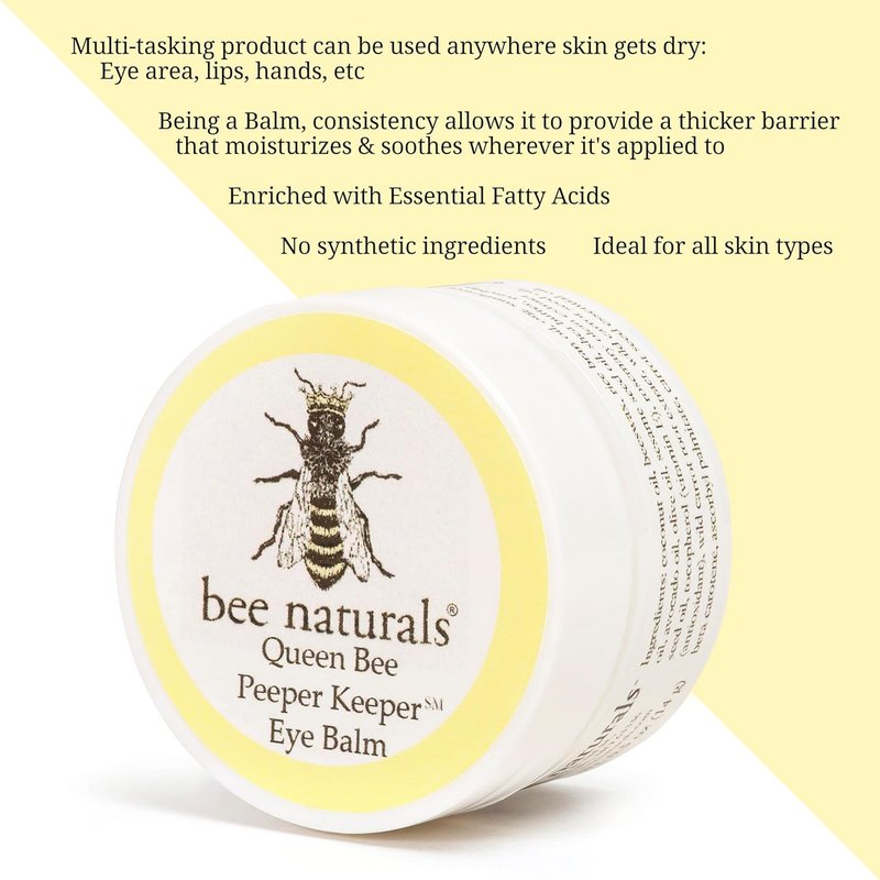 Bee Naturals Peeper Keeper Trio Eye Care Gift Set - Anti-Aging Solution for Wrinkles, Puffiness & Crow's Feet