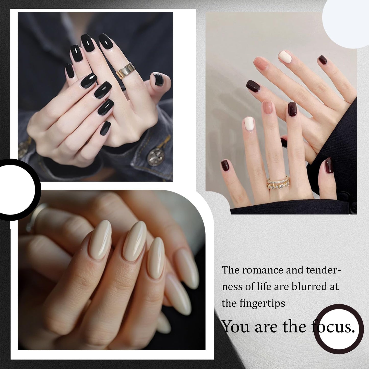 CAMILA ¿ 6pcs 15ml Gel Polish Set Nude Pink Brown Gel Nail Polish Kit Soak Off Fall Gel Polish Manicure Salon For Women L Set