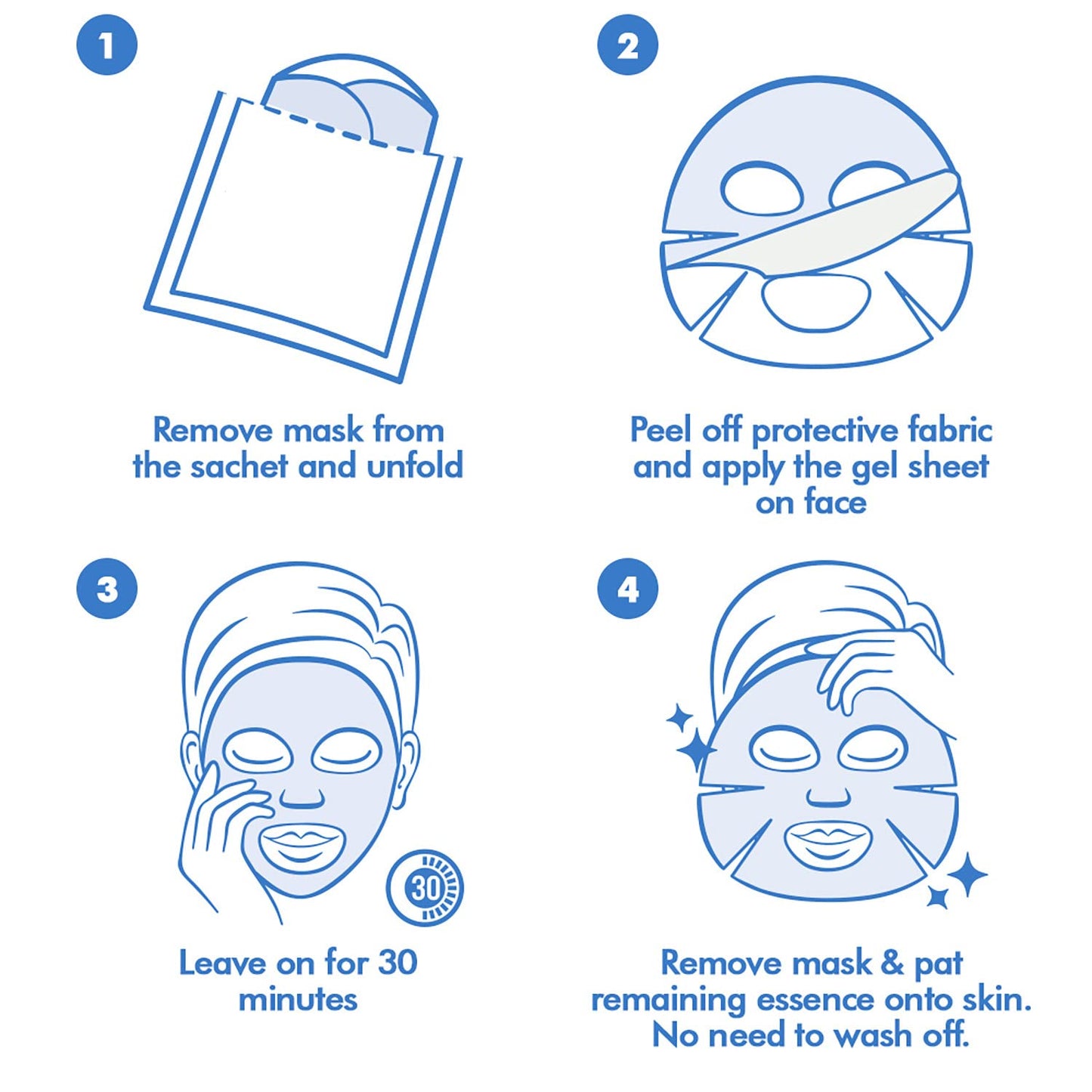 Ebanel 10 Pack Hydrogel Collagen Face Mask with Hyaluronic Acid, Vitamin C, Peptide, Aloe, Instant Brightening Hydrating Face Masks Skincare Korean Sheet Mask, Skin Firming, Lifting Anti Aging Masks
