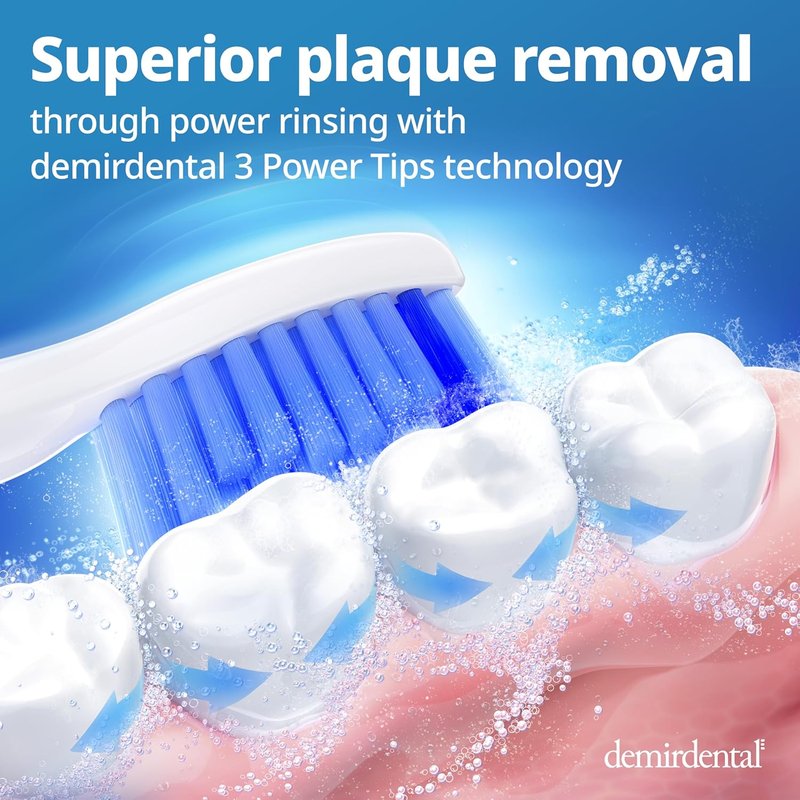 Philips Sonicare Replacement Heads - Medium Toothbrush Heads | 8 Pack, Compatible with HX6015/03