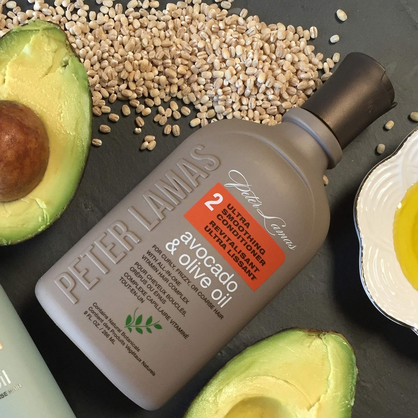 Peter Lamas Ultra Smoothing Conditioner (9 Oz) | Infused with Avocado and Olive Oil | Soften Hair, Increase Shine & Eliminate Frizz | For Curly, Frizzy, Coarse Hair | Vegan, Paraben & Sulfate-Free