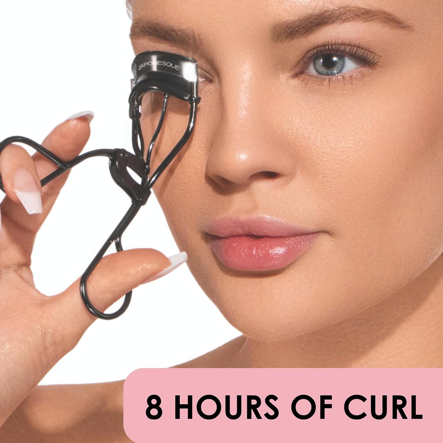 Extreme Lash Curler - Scissor Comfort Handle for Deep Curl | 8-Hour Hold, High Arch Design, Gunmetal Finish