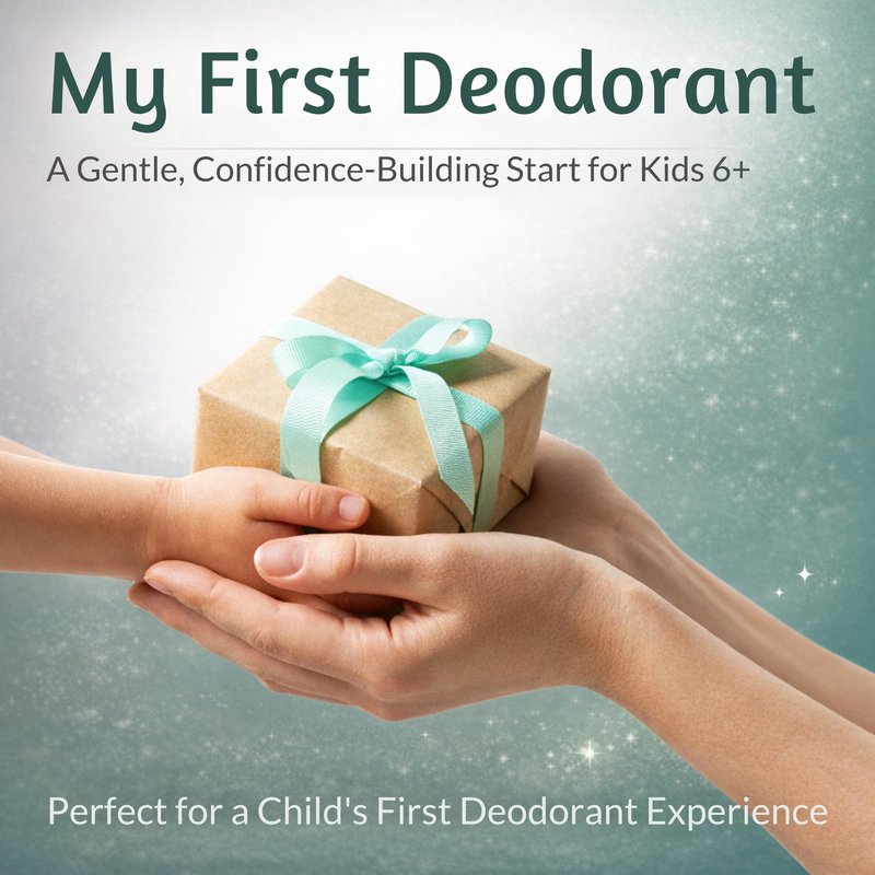 Bussani Kids Deodorant Roll-On – Cucumber & Aloe Vera Scent – Aluminum-Free, Crystal Salt Stone, Gentle on Skin –Gift Set for Boys, Girls, Teens, and Adults – 2.02 fl oz (Cucumber - 3 Pack)