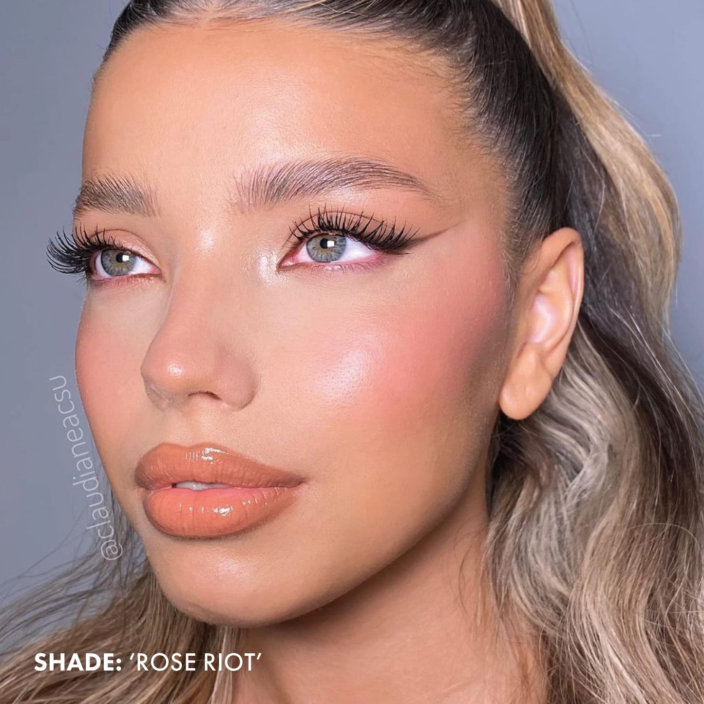 ICONIC LONDON Sheer Blush | Lightweight Liquid Cream Blush, Cruelty Free, Vegan Makeup, Rose Riot (Light Pink) 0.42 Fl oz