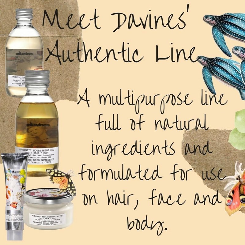 Davines Authentic Cleansing Nectar - Multi-Functional Shampoo & Body Wash | Gentle Oil-Based Cleanser with 98% Natural Ingredients, 9.47 Fl Oz