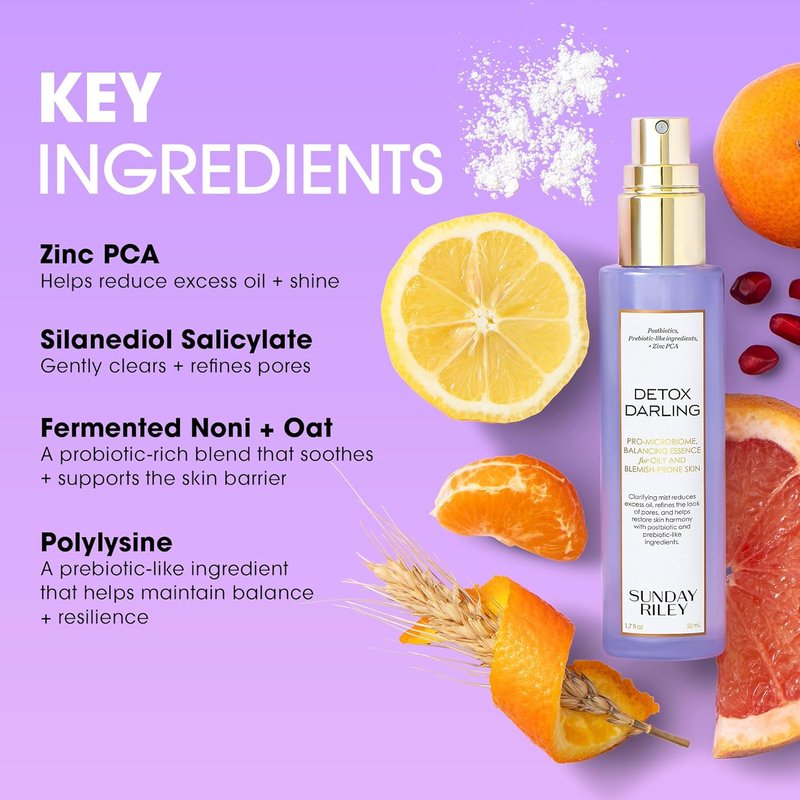 Detox Darling Balancing Essence Mist - Oily & Blemish-Prone Skin Care | Hydrating Formula
