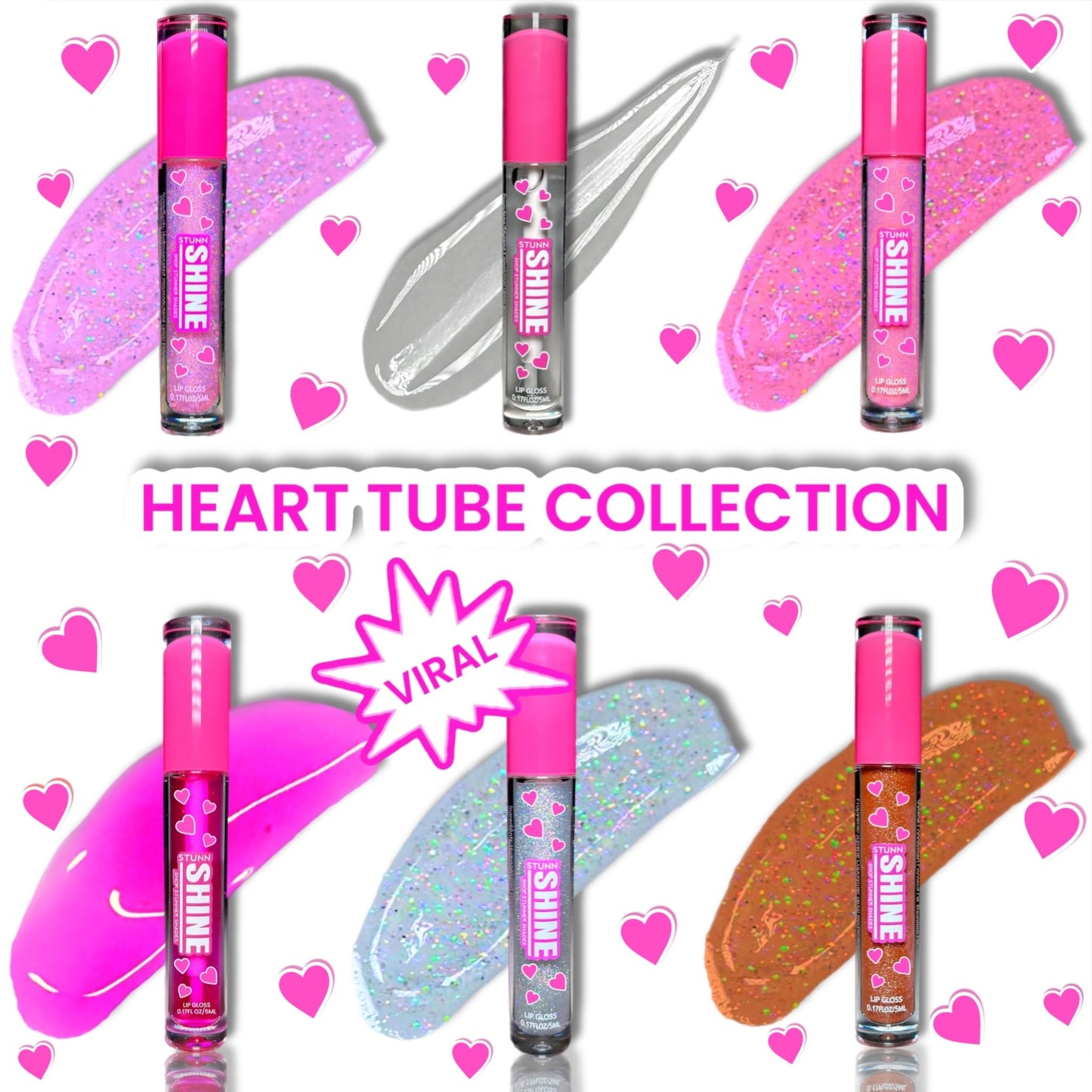 Shop Stunner Shades | Stunn Shine, Glittery Holographic Lip Gloss For A Sparkly Finish, Infused With Coconut Oil, Vegan & Cruelty-free, (Glittery Clear, 0.15 Fl Oz)