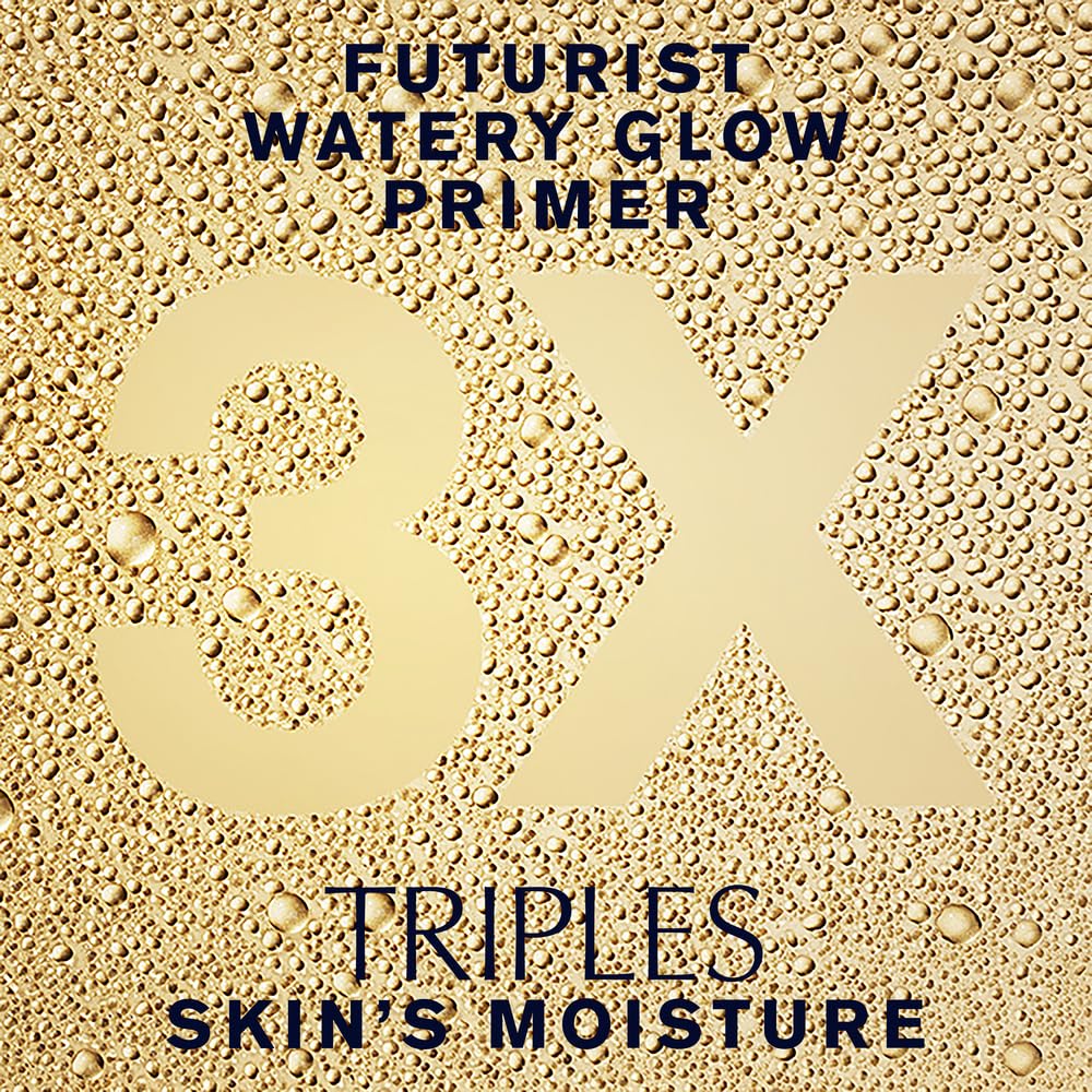 Estée Lauder Futurist Aqua Brilliance™ Watery Glow Makeup Primer with Hylauronic Acid for Triple Moisture, 1.35 Ounce