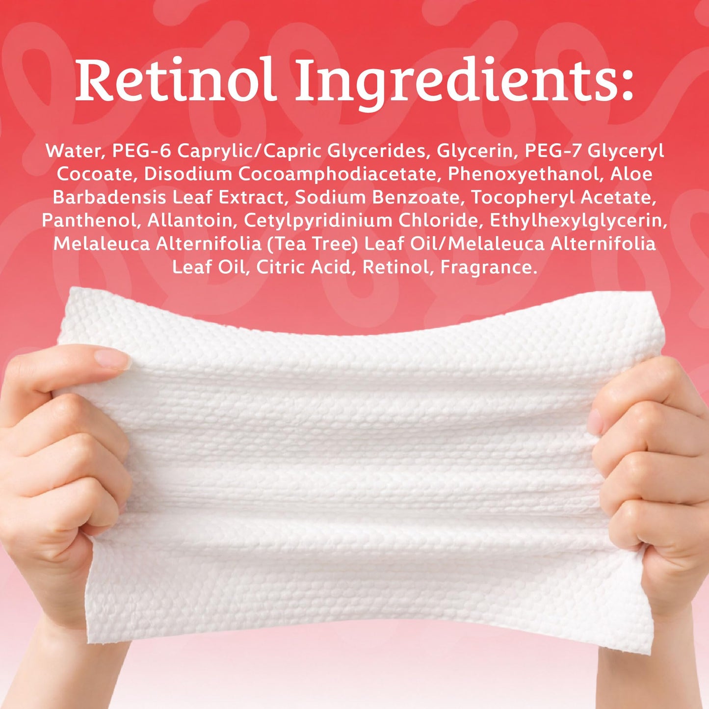 Body Prescription Makeup Cleansing Wipes - Gentle and Effective Face Wipes, 50 Count (Pack of 1), Retinol