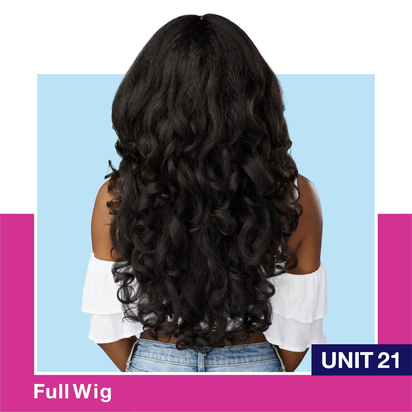 Sensationnel Dashly Wig - Unit 21 Non Lace Cap Ready to Wear Ear to Ear Lacepart Synthetic (1B OFFBLACK)