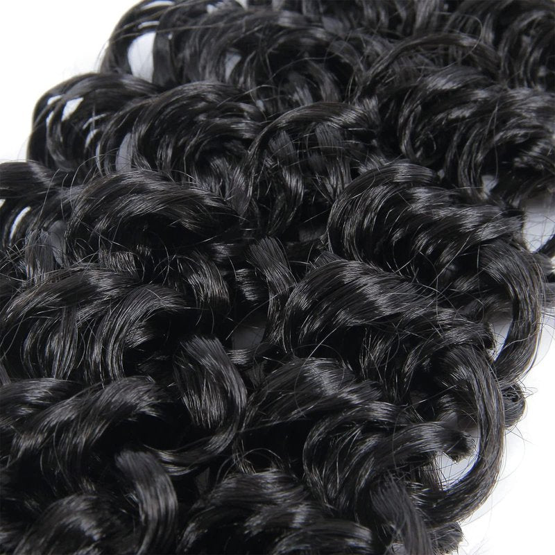 8 Packs Curly Crochet Hair GoGo Curl Crochet hair for Black Women Deep Wave Braiding hair,Synthetic Bohemian Crochet Braid Water Wave Crochet hair Extensions (1B, 24inch)