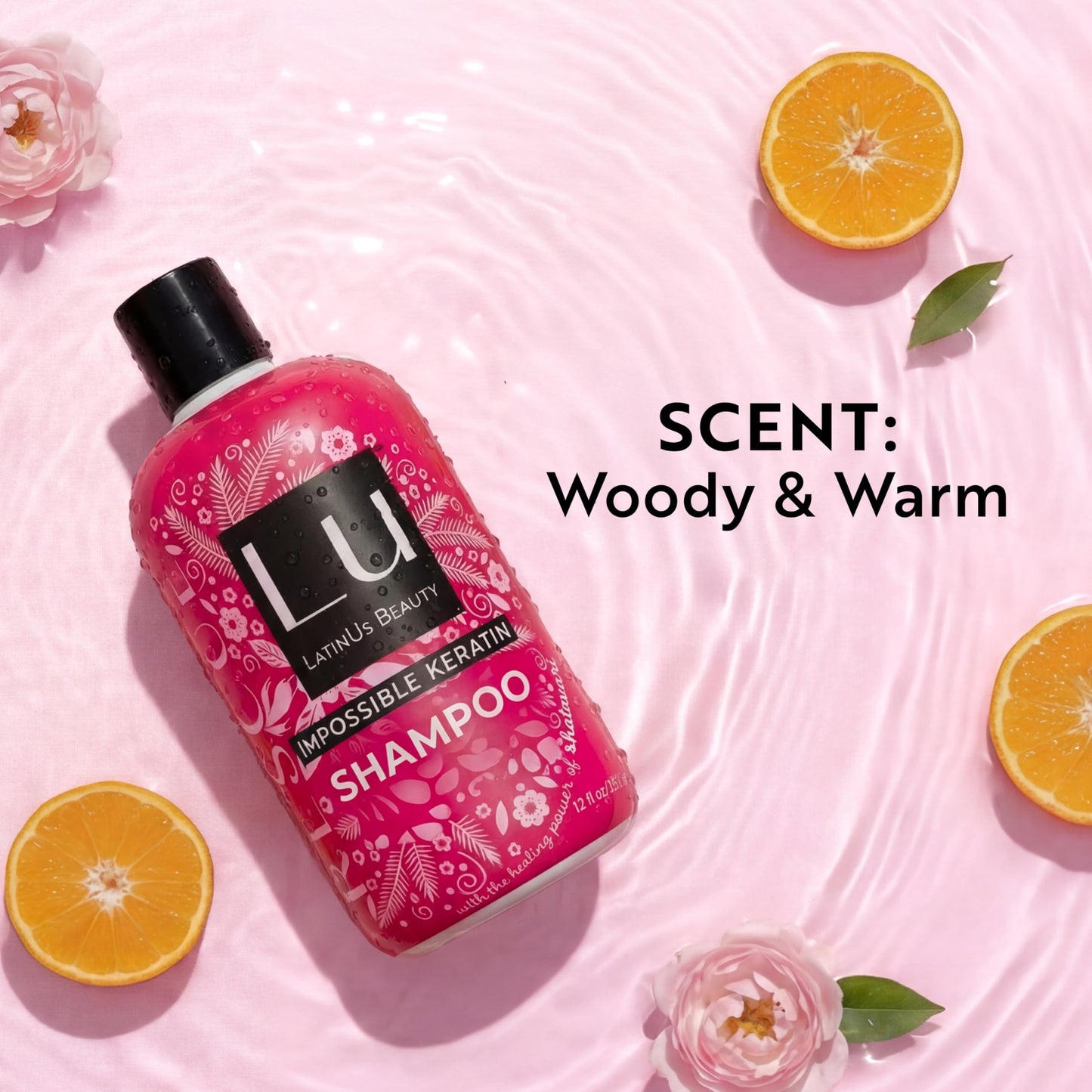 Lu by LatinUs Beauty Rescue Set | Hair Repair Shampoo and Conditioner Set for Dry, Damaged & Color-Treated Hair, Shatavari Infused Glycerin, Daily Repair Hair Products | 12 Fl Oz Each | 2-Pack