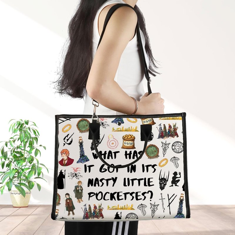 Fantasy Movie Makeup Bag - Unique Gift for Fantasy Lovers | Cosmetic Organizer with Fun Design