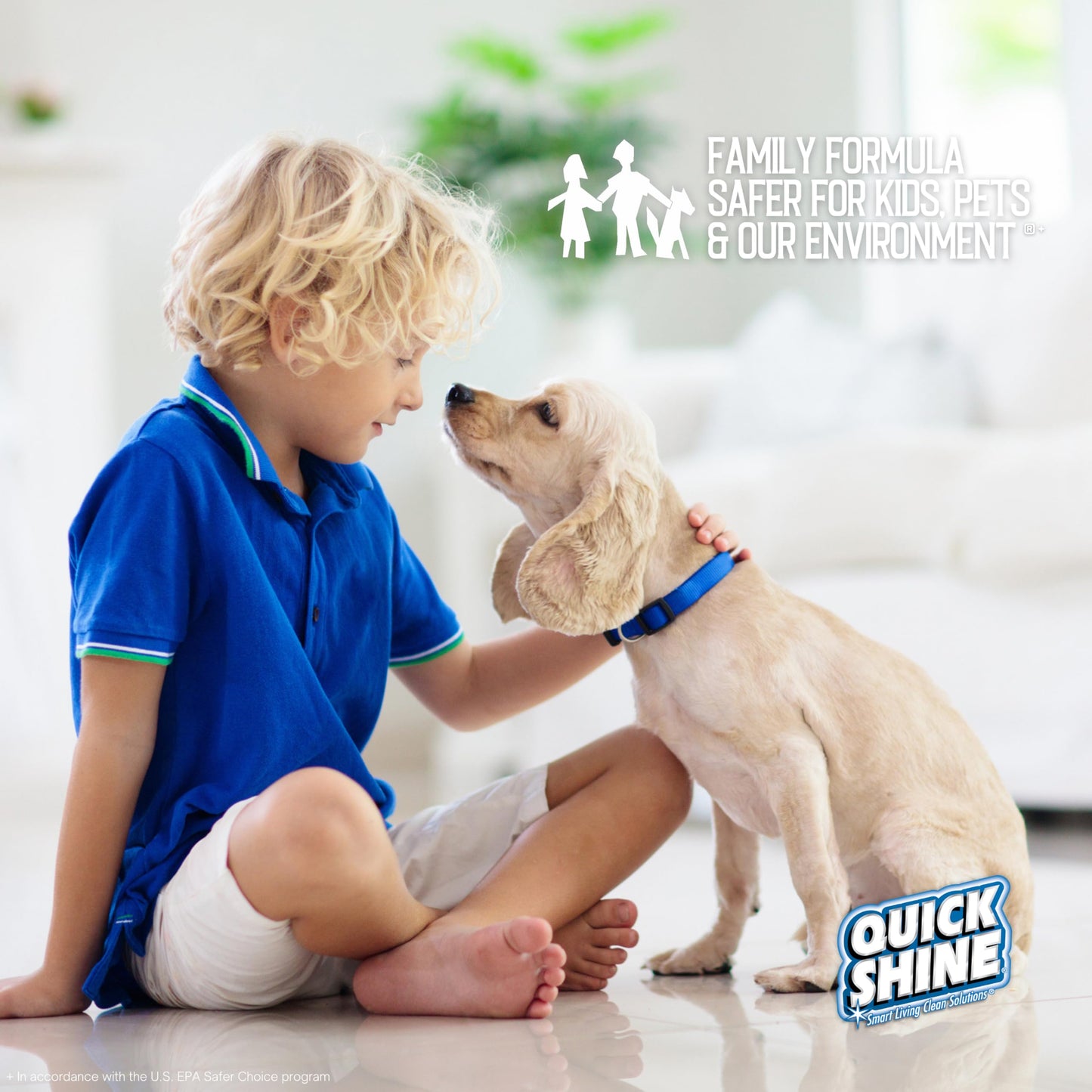 Quick Shine Pure Floor Wax 27oz | A Buffable, Waterproof Finish for Regular and Hardwood Floors | Restore Protect Refresh