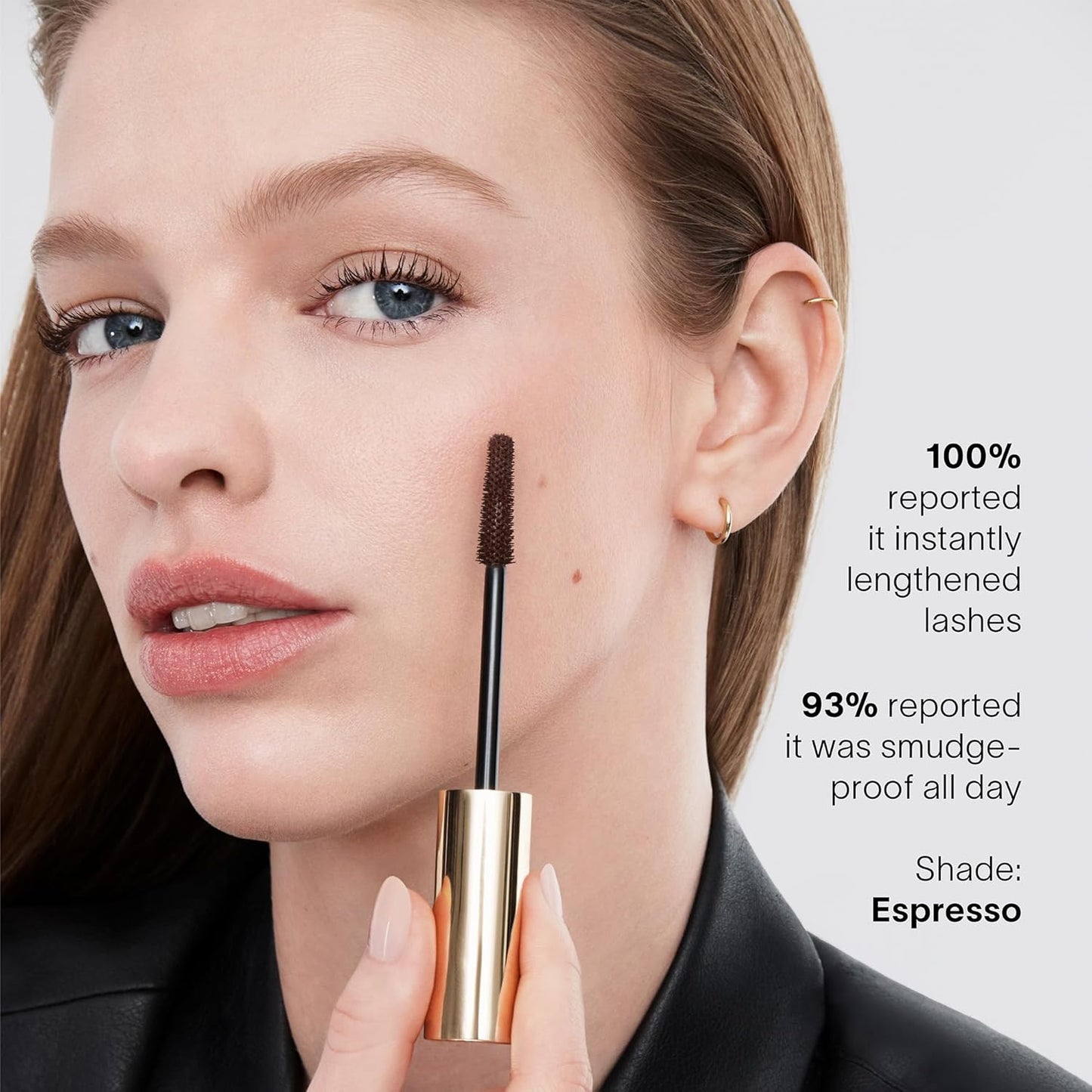 Hourglass Unlocked Instant Extension Mascara - Dramatic Lift & Definition | Smudge-Proof, Flake-Free Wear for 16hrs