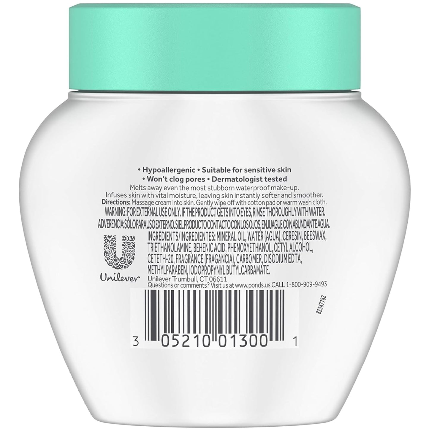 Pond's Cold Cream Cleanser 3.5 oz (Pack of 4)