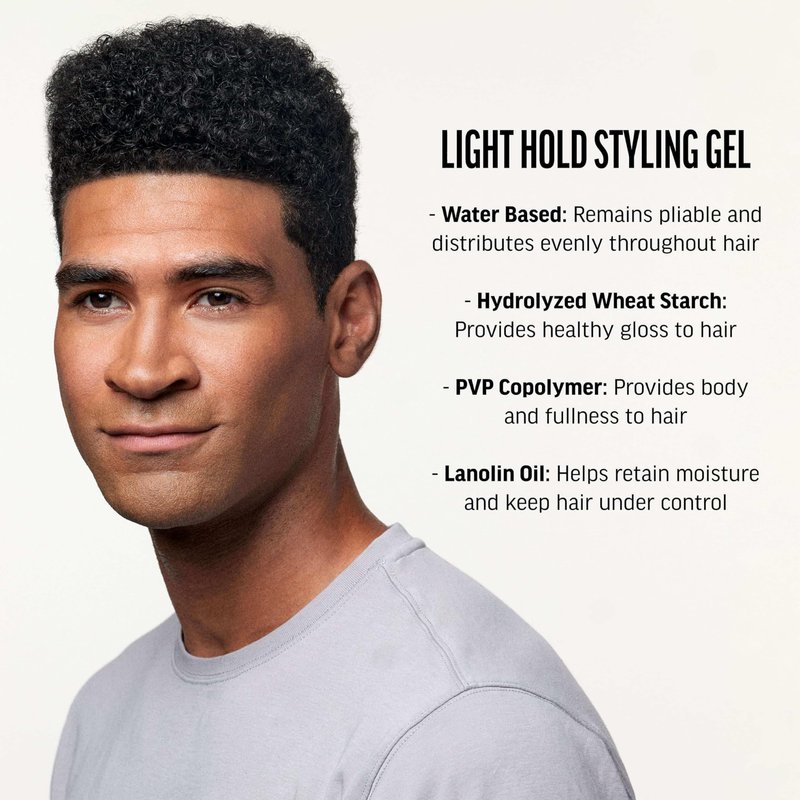 AMERICAN CREW Men's Hair Styling Duo - Texture Lotion with Light Hold & Low Shine (8.4 Fl Oz), and Non-Flaking Gel (13.1 Fl Oz)