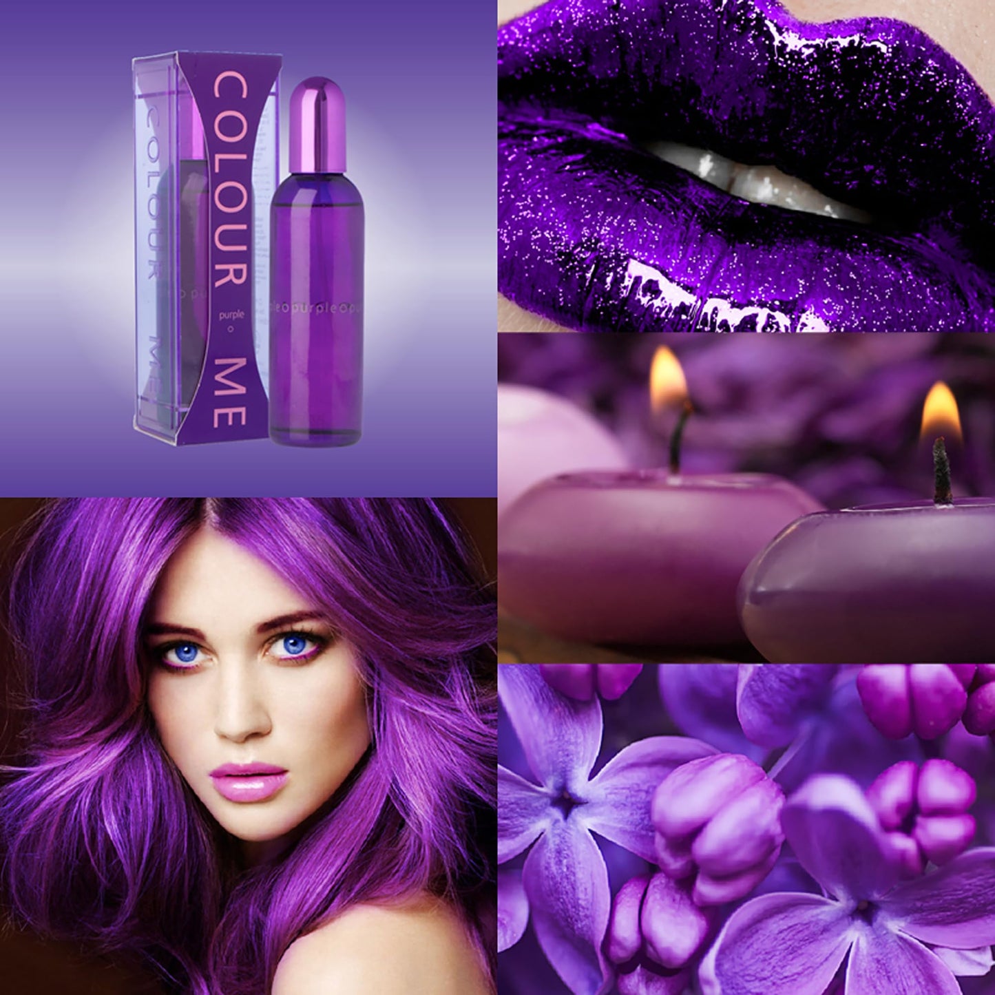 Colour Me Purple by Milton-Lloyd for Women - 3.4 oz EDP Spray