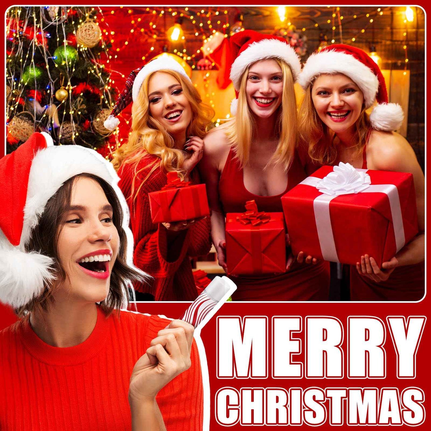 Demissle 30 Pcs Christmas Lip Balms Gifts Bulk Peppermint Candy Cane Flavor Red and White Lip Balms Christmas Party Gifts Stocking Stuffers for Women Coworkers Staff Employee