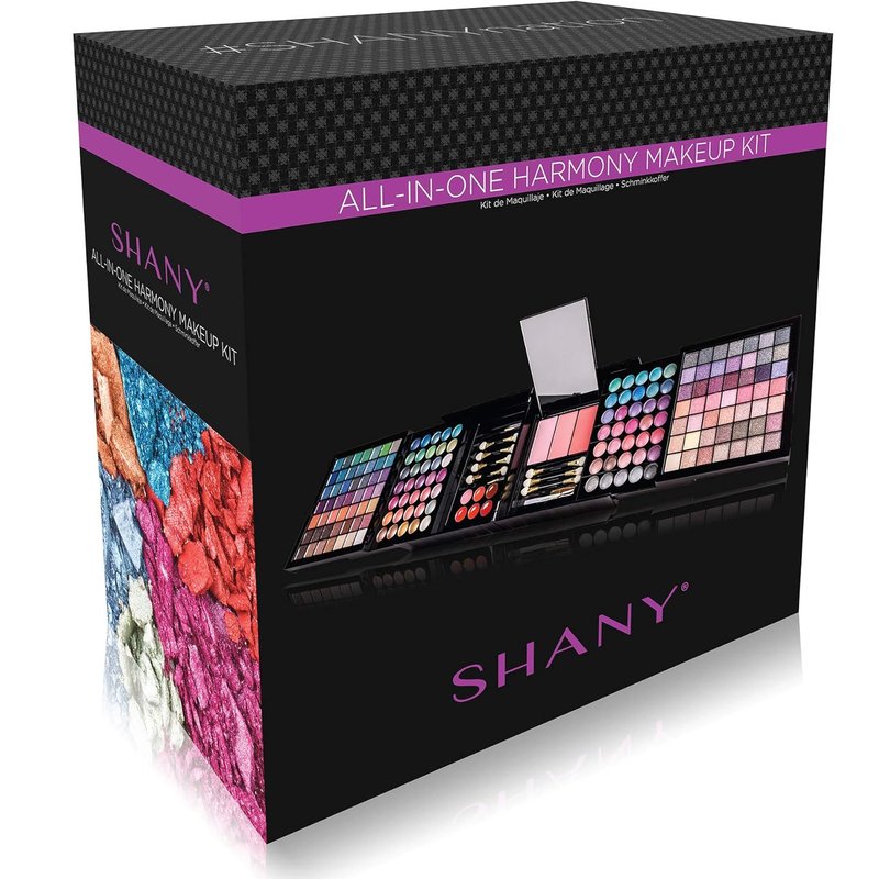 SHANY All In One Harmony Makeup Set - Ultimate Color Palette with Eyeshadows, Blush, Lip Gloss & Brushes | Perfect Holiday Gift