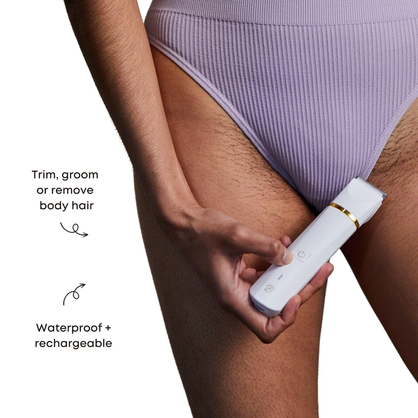 Bikini Trimmer - Waterproof Electric Shaver for Women | Cordless Body Hair Razor for Sensitive Areas, Close Grooming