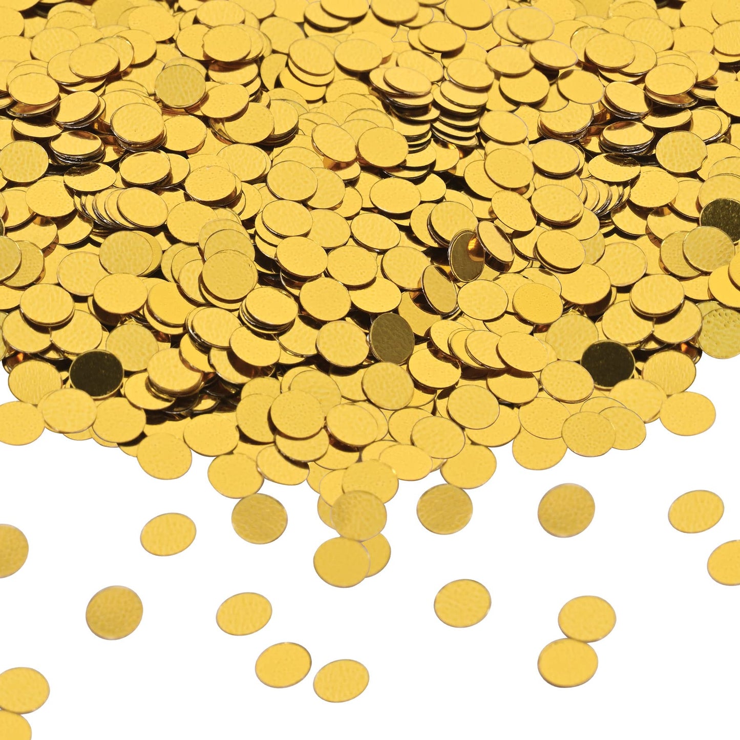 Beistle , 4 Packages Fanci Fetti Dots, 1 Ounce of Confetti in Package, Total of 4 Ounces of Confetti (Gold)