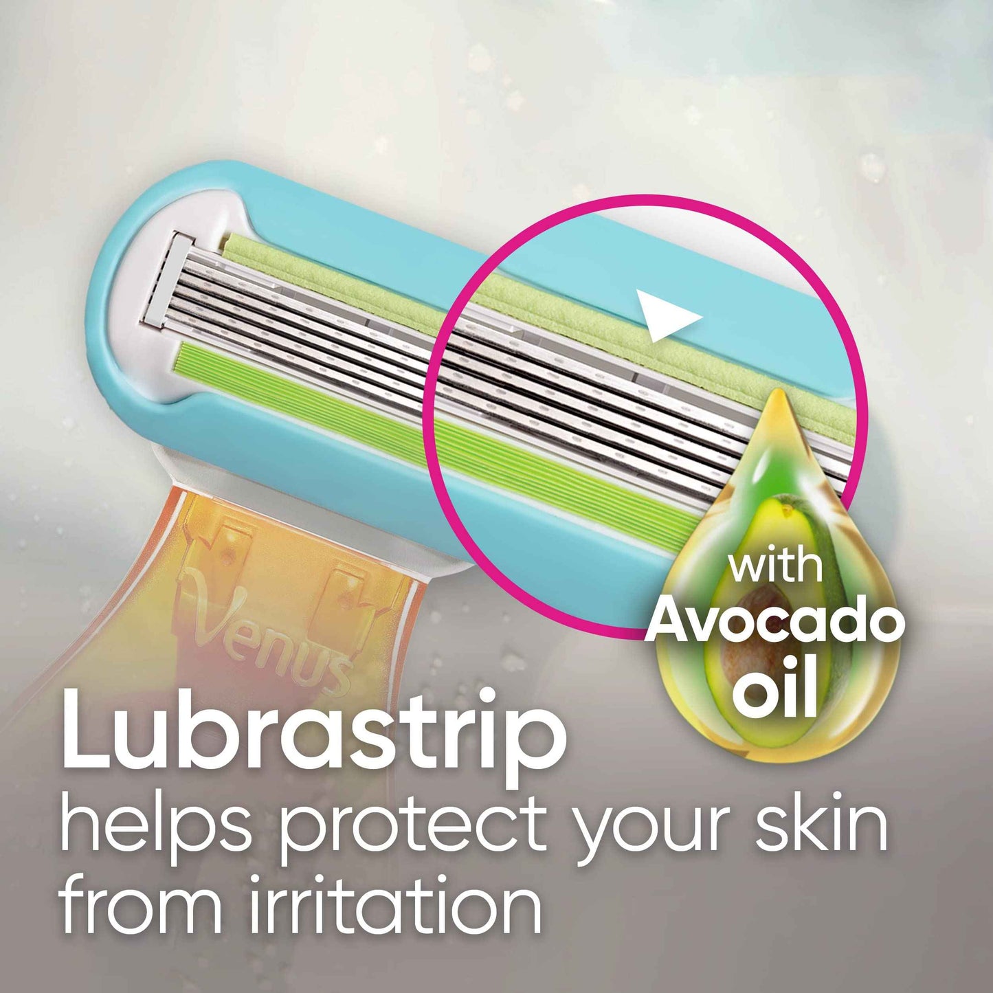 Gillette Venus Extra Smooth On The Go Razor For Women, Handle + 1 Blade Refill + 1 Travel Case, Great Addition To Your Travel Size Toiletries (Pack of 2)