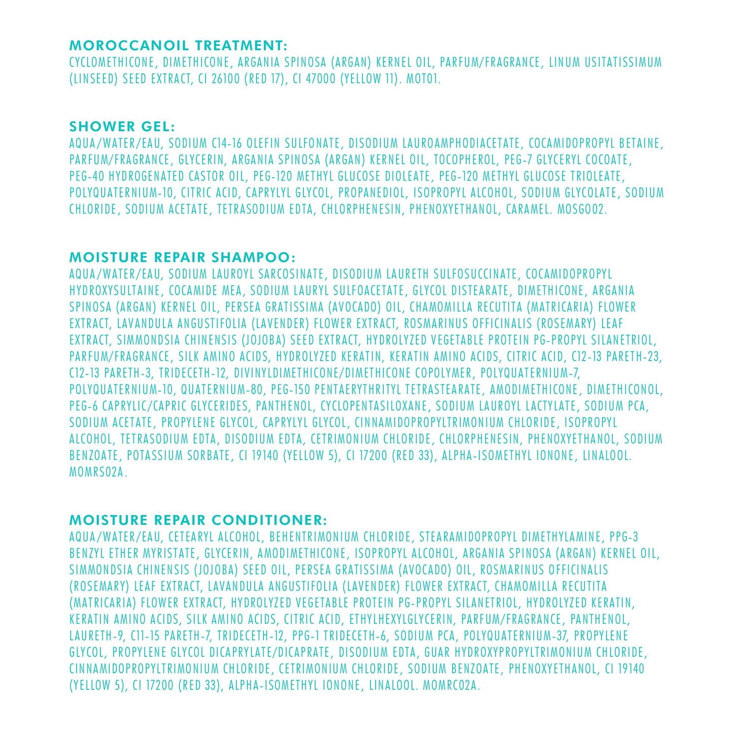 Moroccanoil Holiday Repair Hair Set