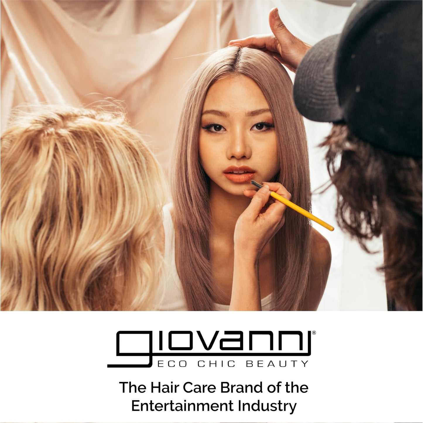 Giovanni 2chic Frizz Be Gone Taming Cream - Natural Hair Smoothing Formula with Shea Butter & Sweet Almond Oil, Macadamia, Color Safe, Vegan - 5.1 oz. (Pack of 1)