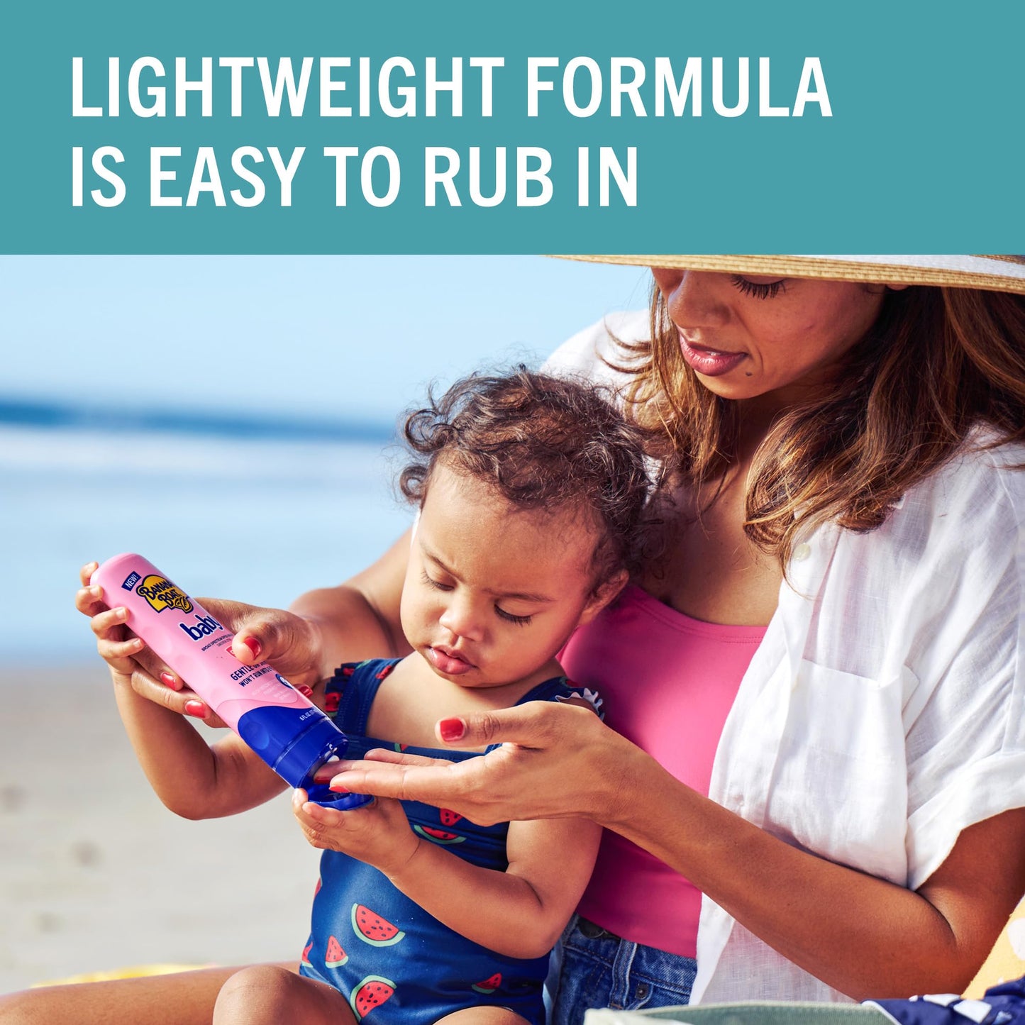 Banana Boat Baby Sunscreen SPF 50, 6oz | SPF 50 Sunscreen for Babies and Toddlers, Beach Essentials, Baby Sunblock, 6oz (Pack of 2)