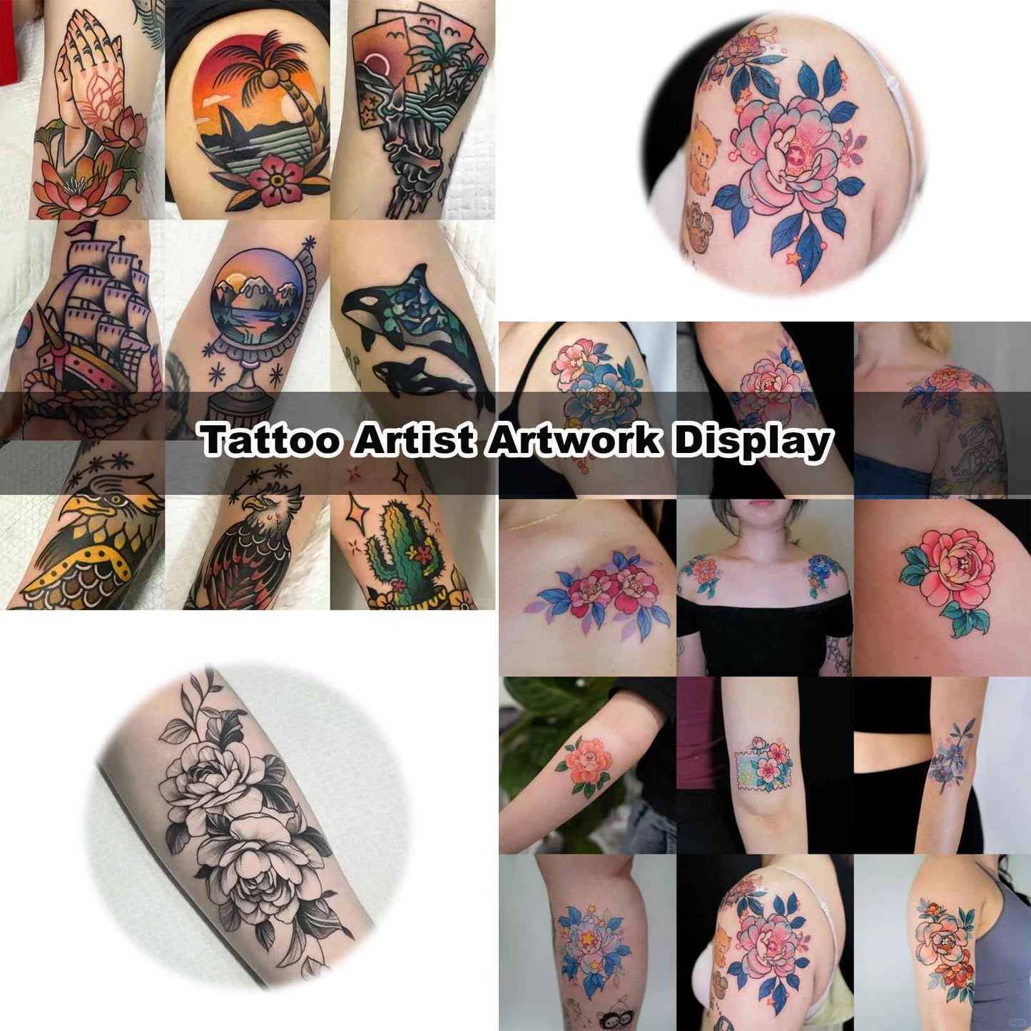 NISIMP Ink Color Pigment Set-Vegan Friendly,1/2oz 15ml 7 Colors Ink Kit Set