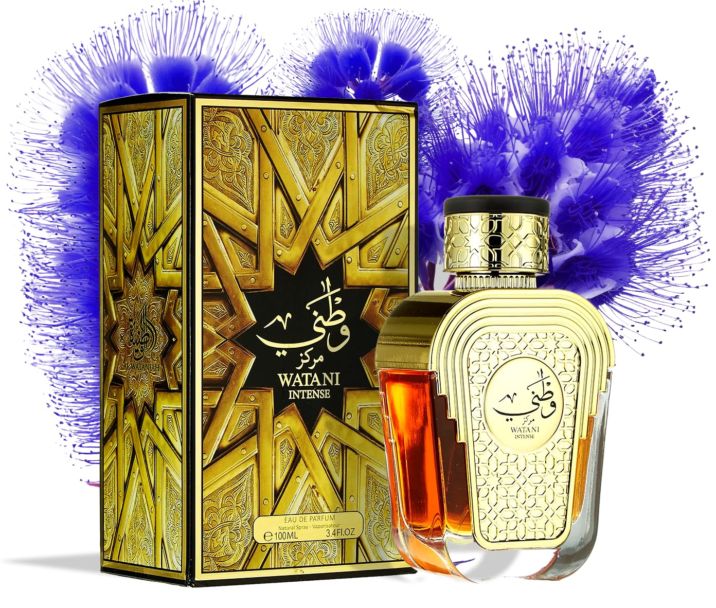 Al Wataniah Perfume For Unisex, Watni Intense Gold