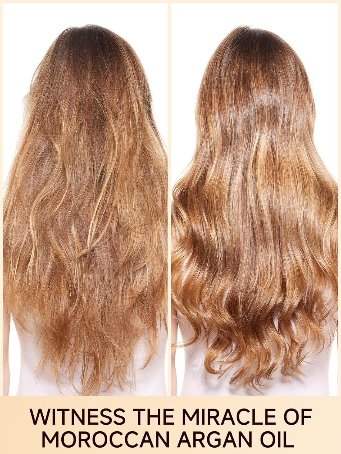Moroccan Argan Oil Hair Treatment - Nourishing Frizz Control & Heat Protectant | 3.4 Fl Oz