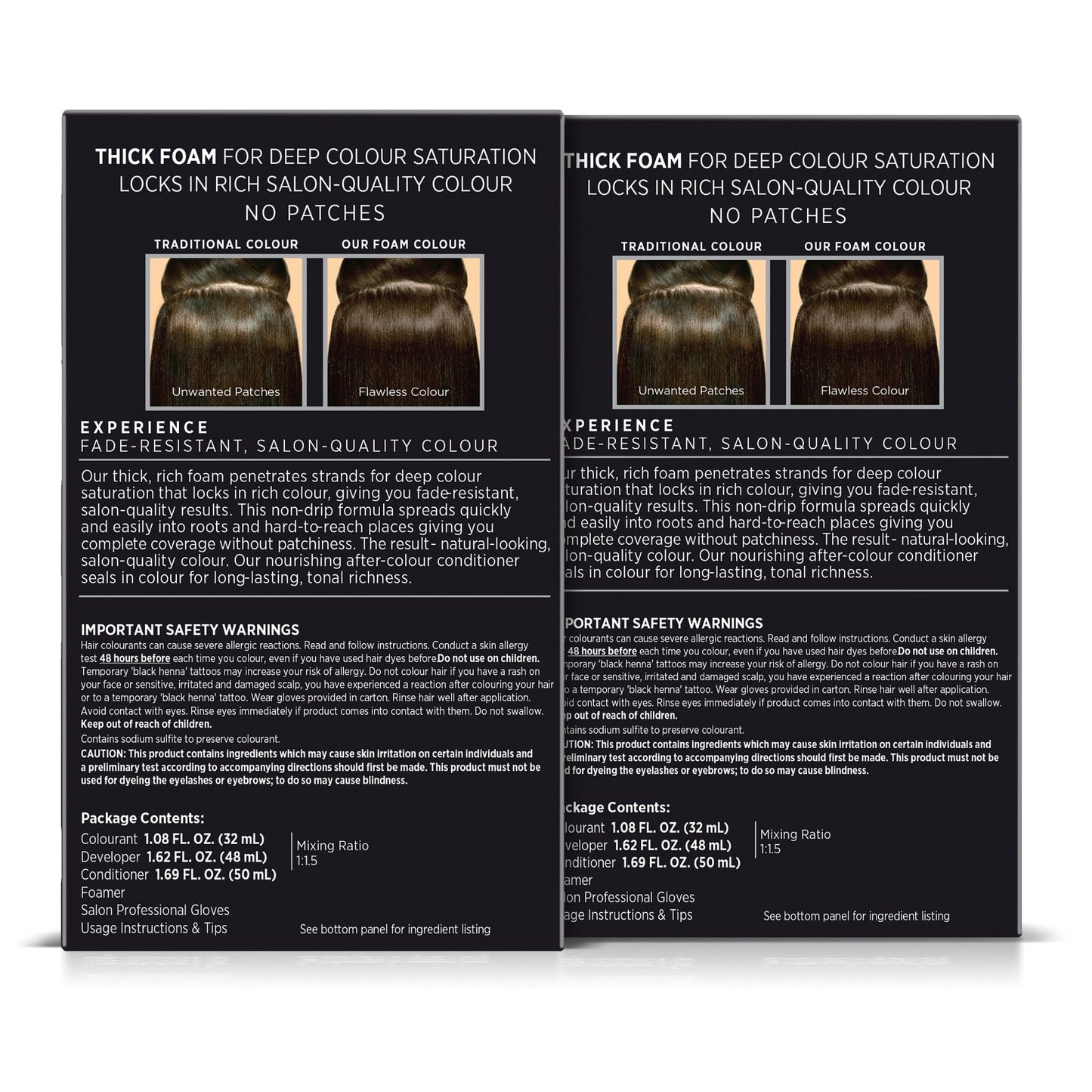 John Frieda Precision Foam Colour Light Natural Brown 6N, 2 Pack