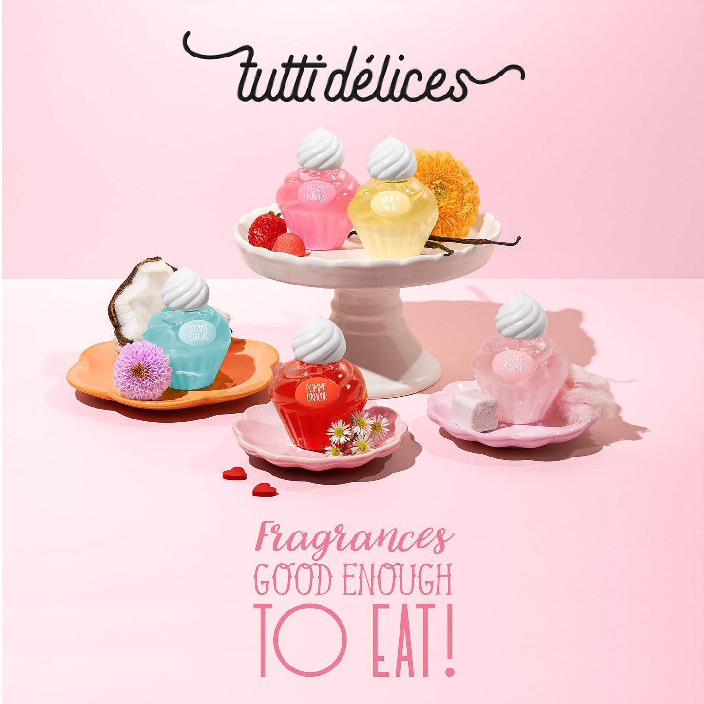 TUTTI DELICES Coconut Cocktail Perfume, Sweet Eau de Toilette, 50ml