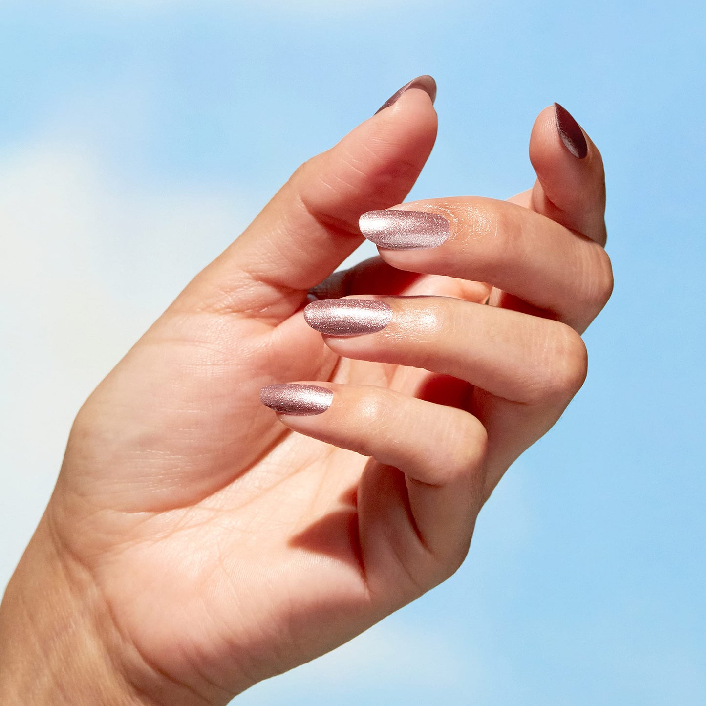 OPI Nature Strong Intentions are Rose Gold | Opaque Bright Neutral Shimmer Natural Origin Nail Polish | Plant Based, Vegan, Cruelty Free
