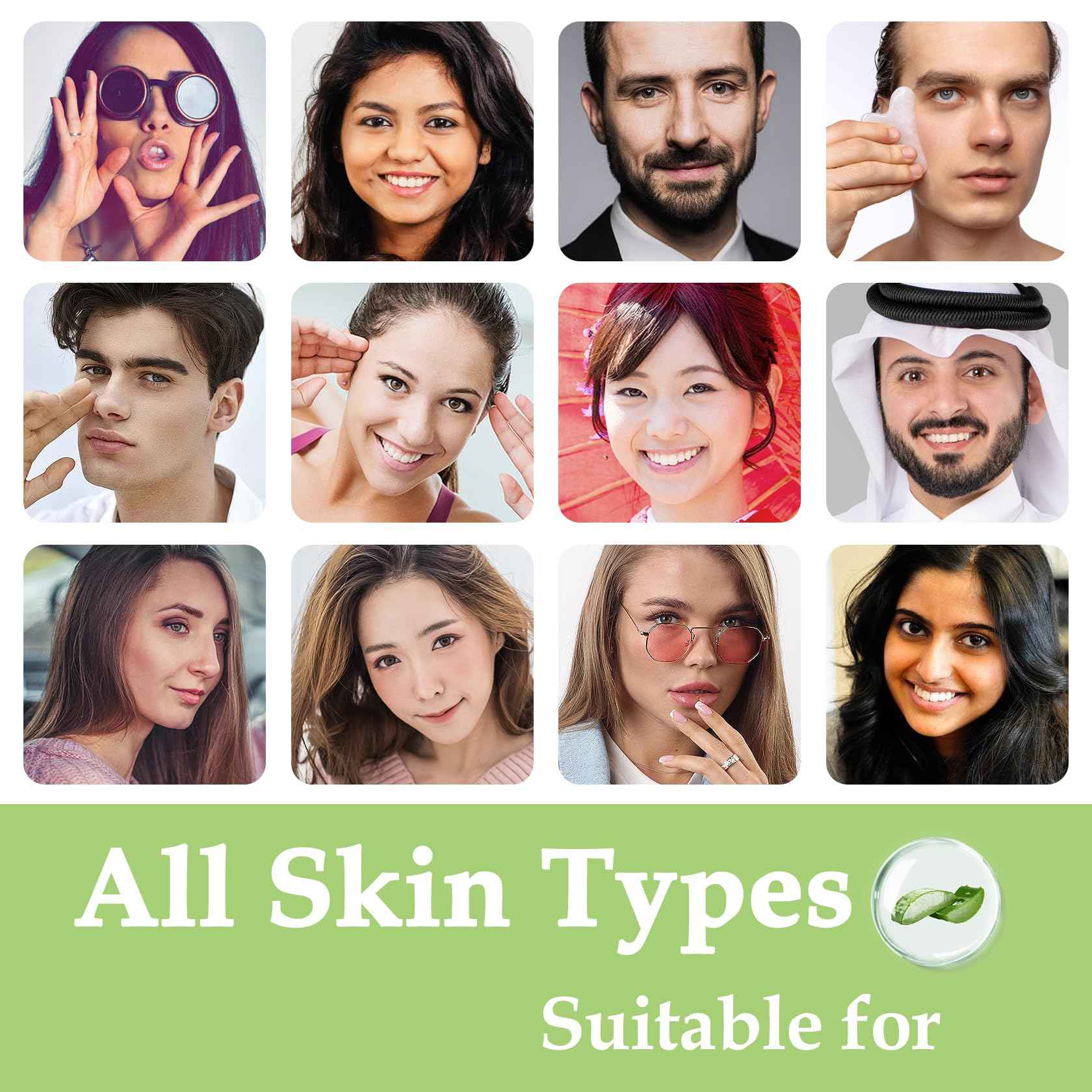 JunKuJK 16PCS Aloe Vera Gel for Face,Made within 100% Organic Aloe Vera Gel,Natural Hydrating Pure Vera Moisturizer for Soothing Skincare,Moisturizing Aloe Lotion for Skin,Face,After Sun Care,16.93oz