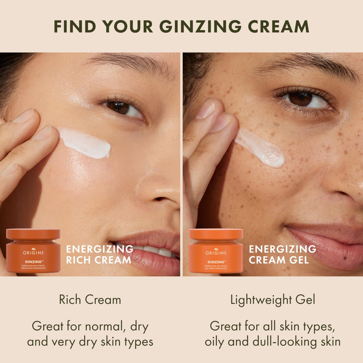Origins GinZing Energizing Gel Cream | Face Moisturizer for Radiance and Glow | With Vitamin C, Niacinamide, Ginseng, and Caffeine, 2.5 Fl Oz