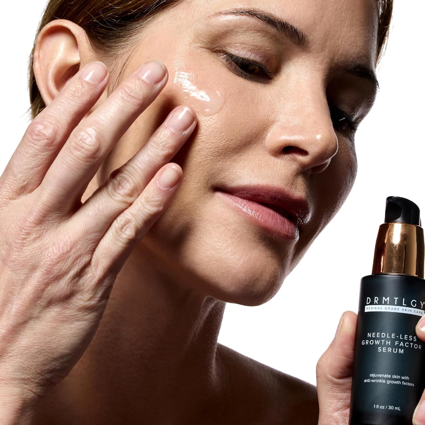 Needle-Less Growth Factor Serum – Multi-Peptide & Hyaluronic Acid for Firming, Lifting & Wrinkle Care | 1 oz