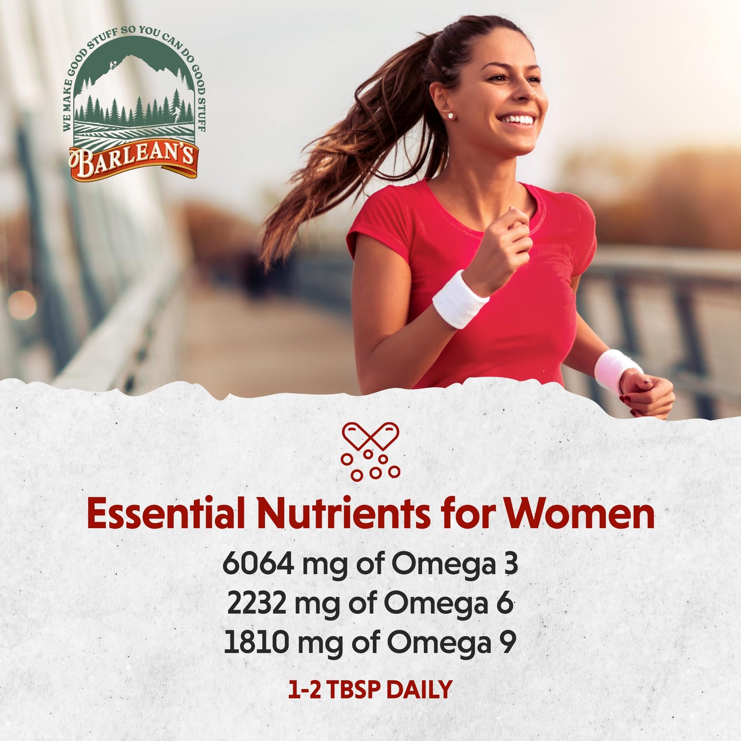 Barlean's Organic Oils, The Essential Woman, 12-Ounce Bottle