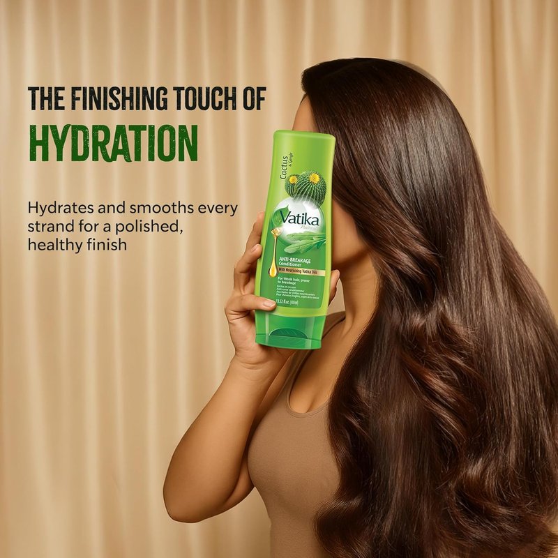 Cactus Shampoo, Conditioner & Hair Oil Combo - Strengthens Weak Hair, Reduces Breakage | 400ml