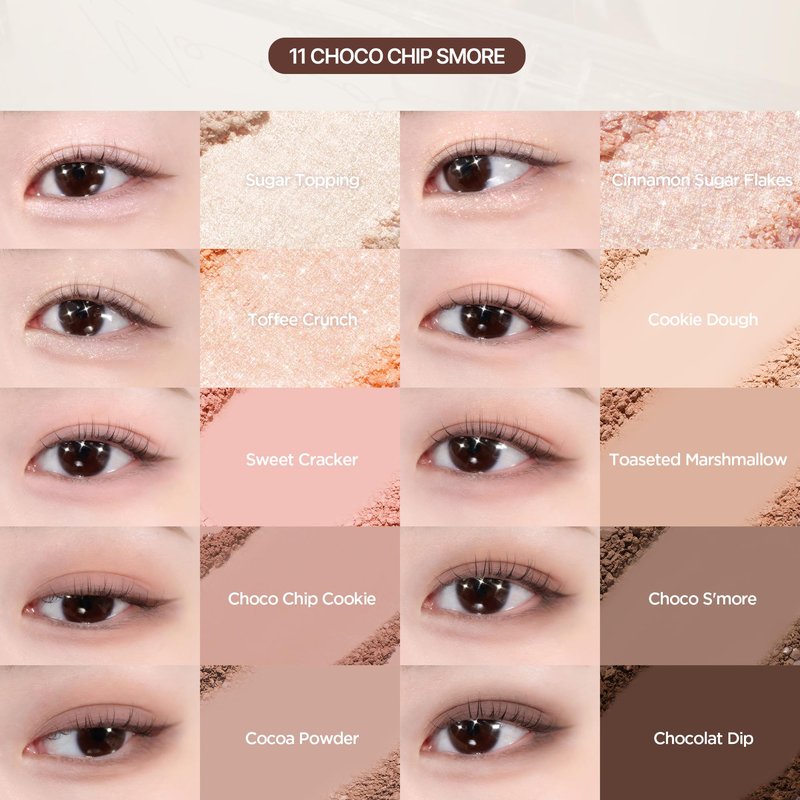 lilybyred Mood Keyboard | 10-Shade Korean Eyeshadow Palette, Highly Pigmented, Matte, Shimmer & Jelly Glitter, Smooth. Blendable, Long-Lasting, Dome-Shaped Design, 0.37 oz. (05 Warm Membership)
