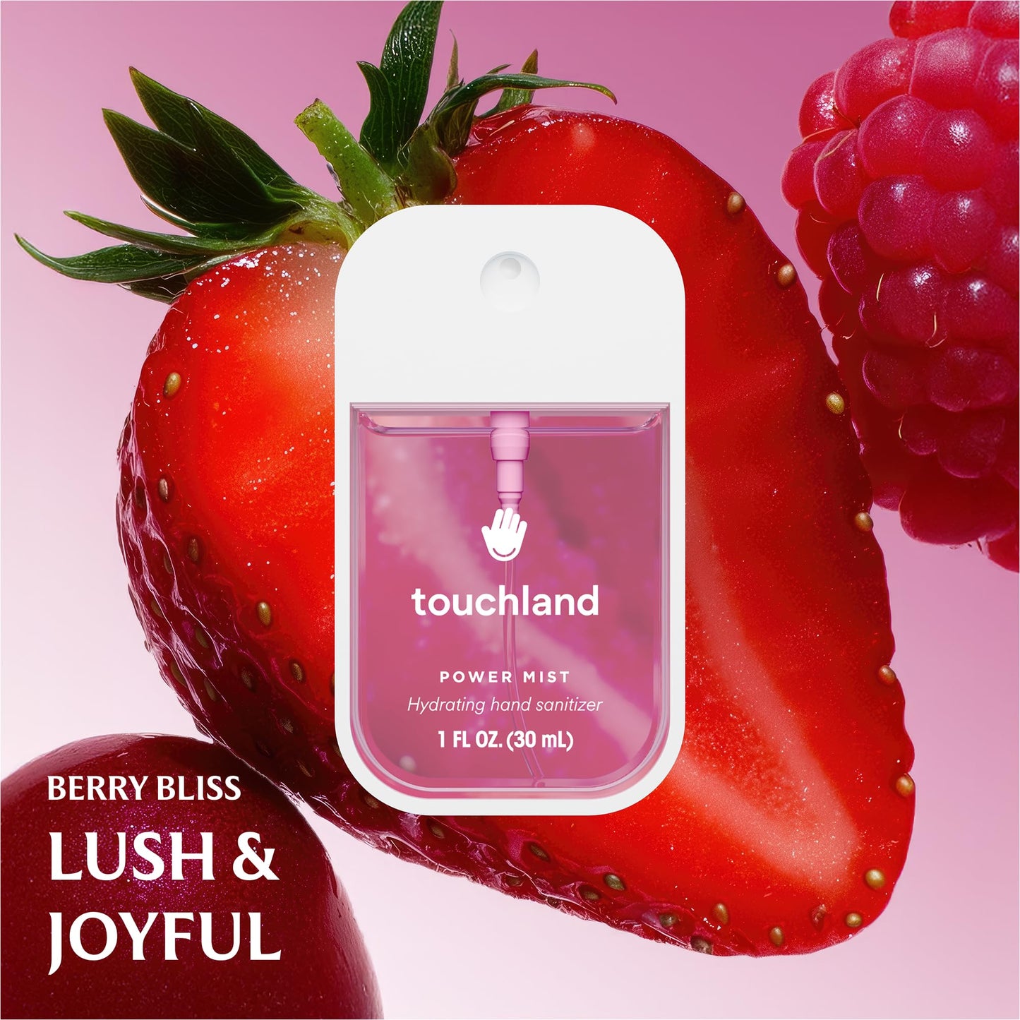 Touchland Fruity Crush Hydrating Hand Sanitizer & Body Mist Set Travel Size