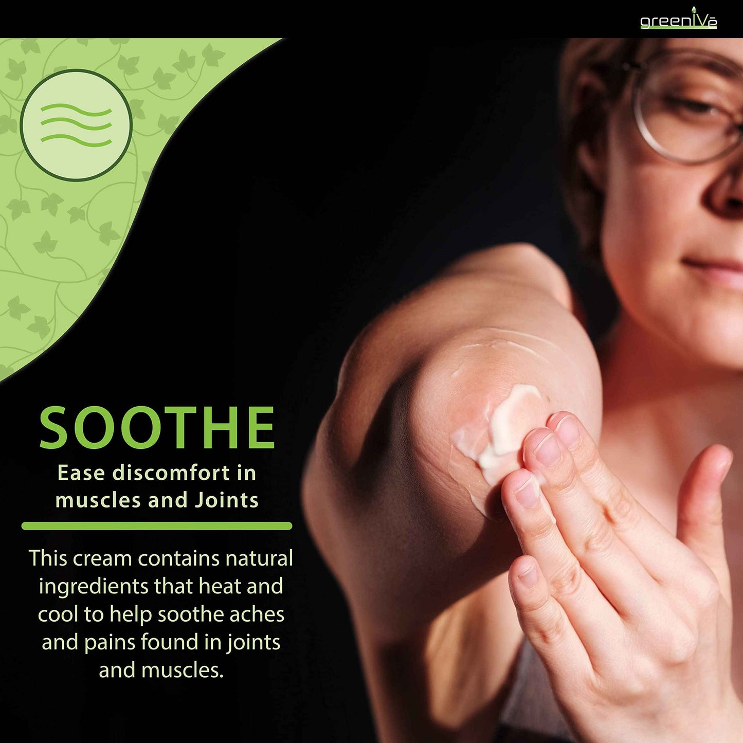 GreenIVe Hemp Hot Cream Massage Lotion Soothing and Moisturizing Joints, Muslces, and Wraps for Skin Tightning (8 oz Jar)