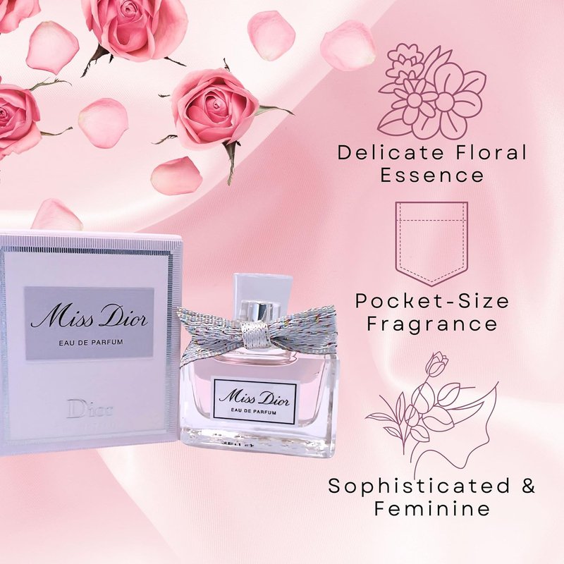 Miss Dior Blooming Bouquet Women's Travel Size EDT - 0.17 oz | Floral Fragrance