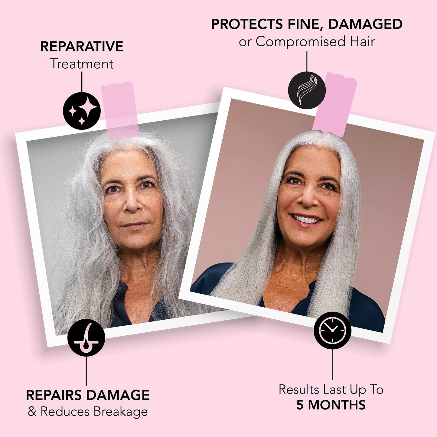 Keratin Complex NKSTB Natural Keratin Smoothing Treatment for Blonde Hair Duo Kit, Includes (1) KCPRIMER 33.8 fl oz and (1) NKSTB 33.8 fl oz