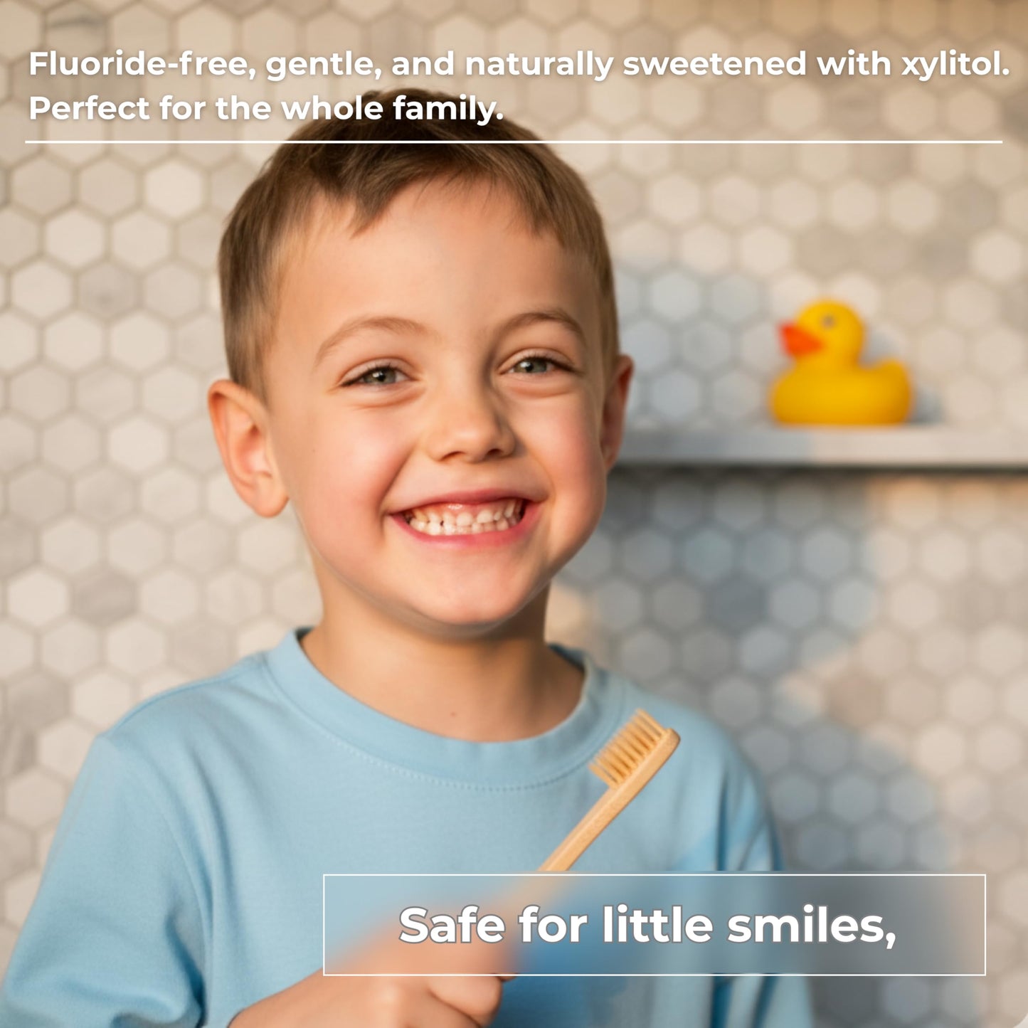 Tidalove Citrus Yuzu Mint Fluoride-Free Toothpaste Tablets with Nano Hydroxyapatite | Natural Whitening, Enamel Strengthening, Plastic-Free & Travel-Friendly (4 Month Refill)